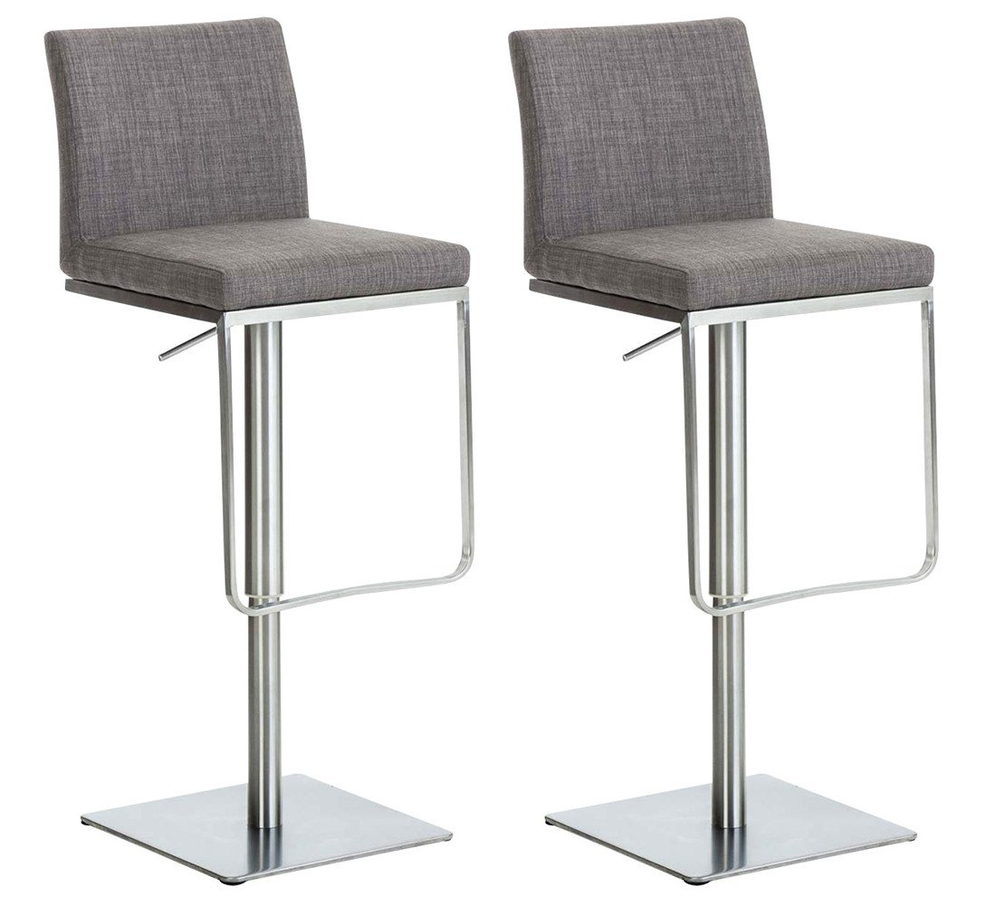 CLP Barhocker Panama Stoff (2er Set, 2 St., 2er), höhenverstellbar und drehbar von CLP