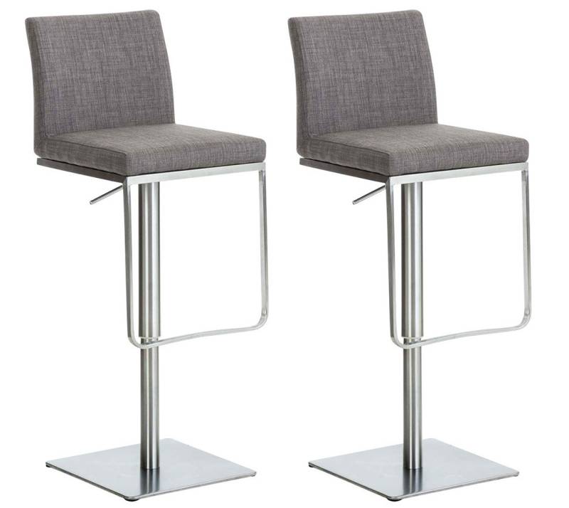 CLP Barhocker Panama Stoff (2er Set, 2 St., 2er), höhenverstellbar und drehbar von CLP
