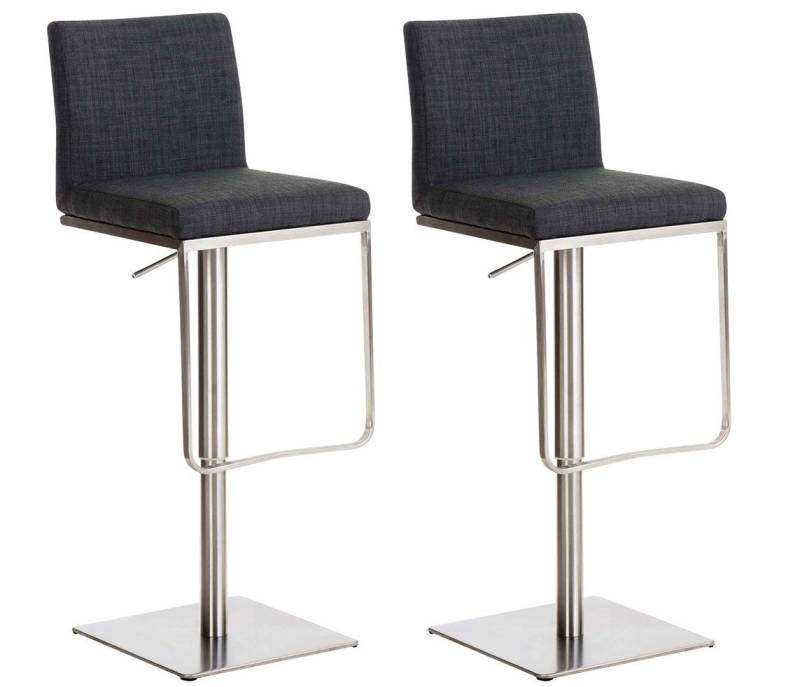 CLP Barhocker Panama Stoff (2er Set, 2 St., 2er), höhenverstellbar und drehbar von CLP