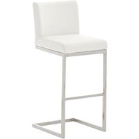 CLP - Barhocker Paros Kunstlederbezug weiß von CLP