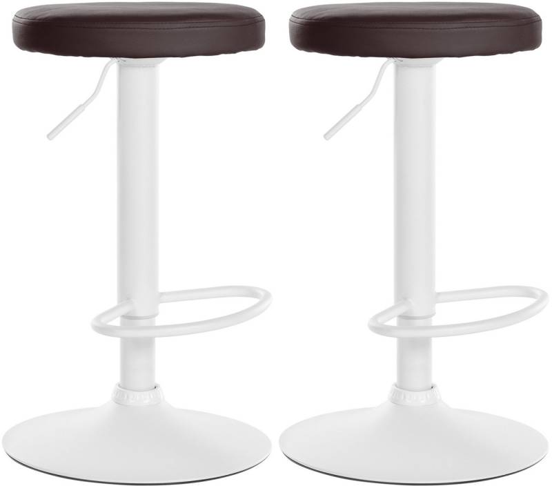 CLP Barhocker Ponte Kunstleder (2er Set, 2 St., 2er), drehbar und höhenverstellbar von CLP