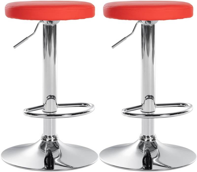 CLP Barhocker Ponte Kunstleder (2er Set, 2 St., 2er), drehbar und höhenverstellbar von CLP