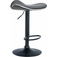 Barhocker Shanghai Kunstleder grau Metall matt schwarz von CLP