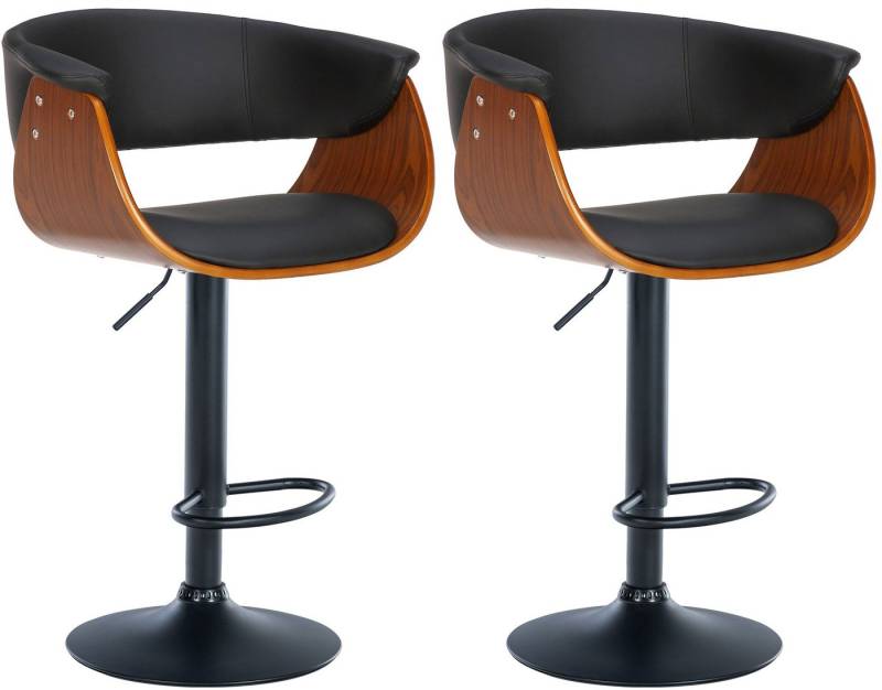 CLP Barhocker Vestal (2er Set, 2 St., 2er), Barstuhl 360° drehbar und höhenverstellbar von CLP