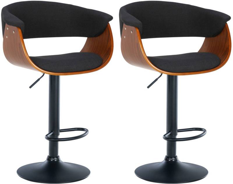 CLP Barhocker Vestal (2er Set, 2 St., 2er), Barstuhl 360° drehbar und höhenverstellbar von CLP