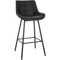 CLP - Barhocker Weston schwarz Kunstleder von CLP