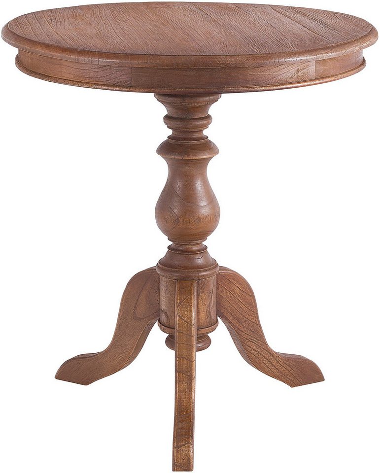 CLP Beistelltisch Wiva, runder Tisch aus Mindiholz, 70 cm Durchmesser CLP Beistelltisch Wiva, runder Tisch aus Mindiholz, 70 cm Durchmesser von CLP