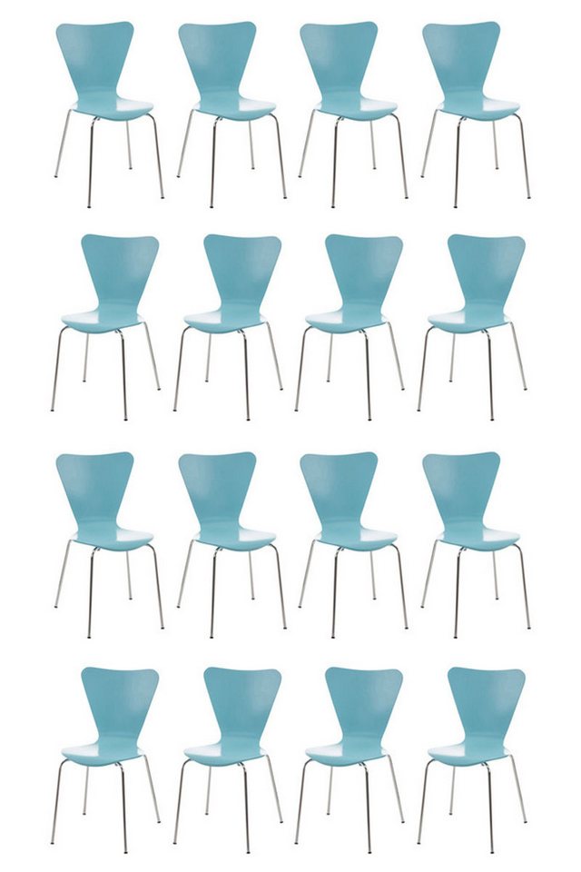 CLP Besucherstuhl Calisto (16er Set), stapelbar von CLP