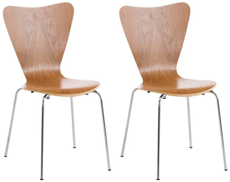 CLP Besucherstuhl Calisto (2er Set), stapelbar von CLP