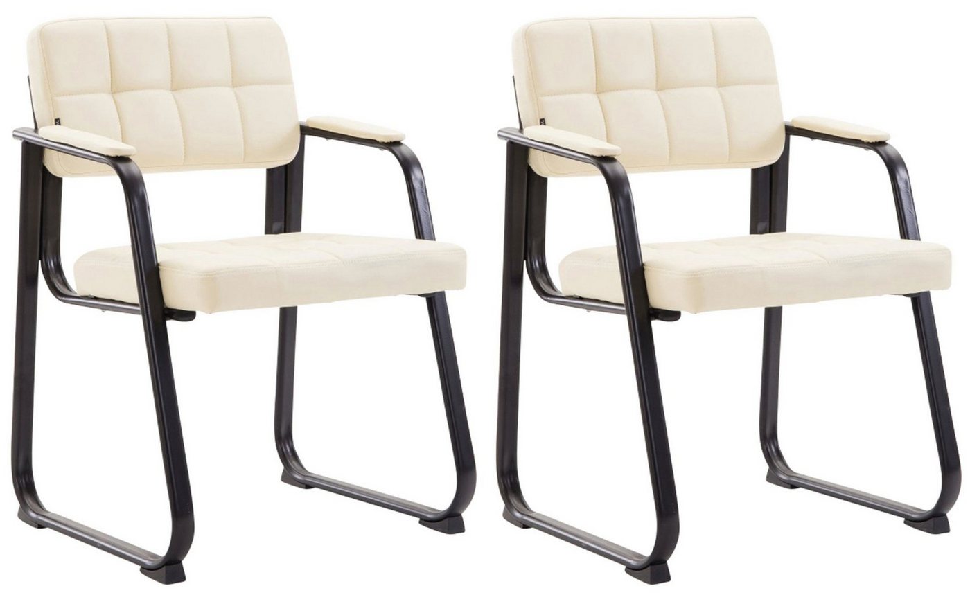 CLP Besucherstuhl Canada B Kunstleder (2er Set, 2 St), mit Armlehne von CLP