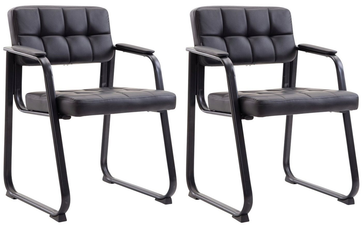 CLP Besucherstuhl Canada B Kunstleder (2er Set, 2 St), mit Armlehne von CLP