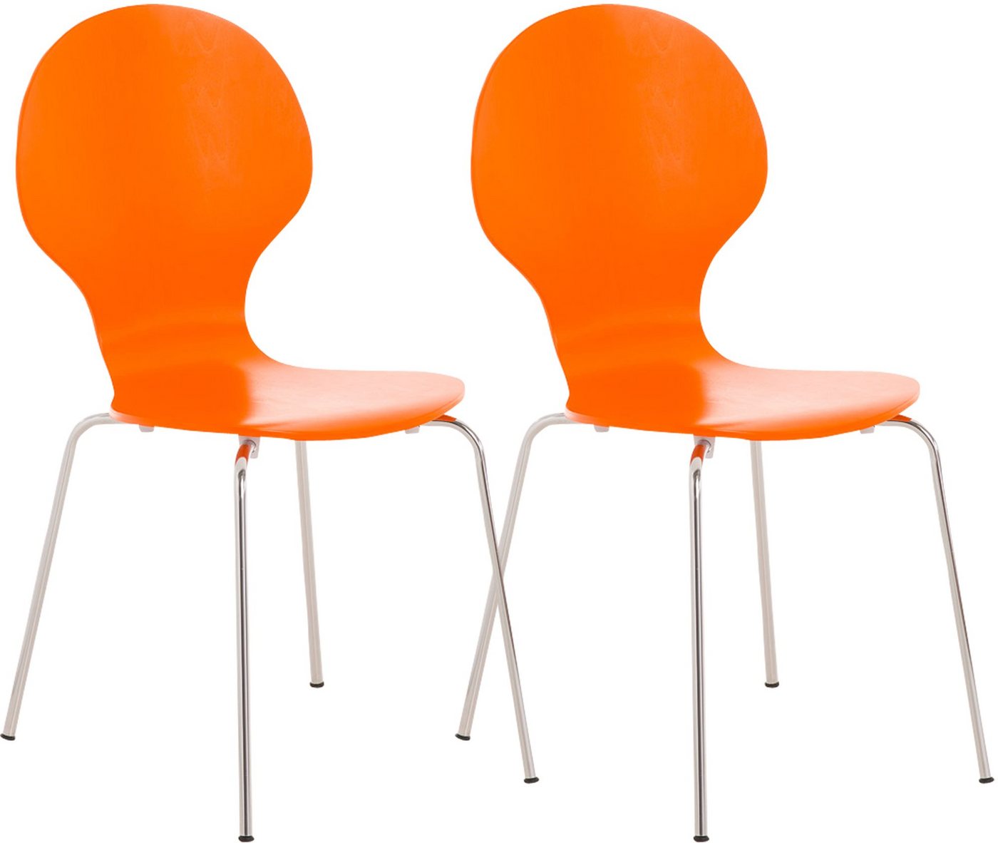 CLP Besucherstuhl Diego (2er Set), stapelbar von CLP