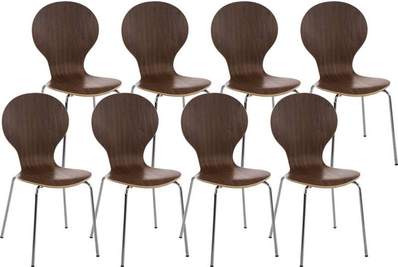 CLP Besucherstuhl Diego (8er Set, 8 St), stapelbar von CLP