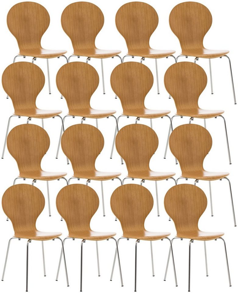 CLP Besucherstuhl Diego V2 (16er Set), stapelbar von CLP