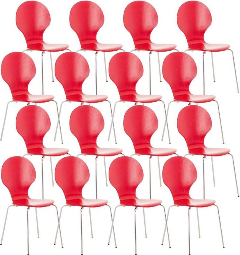 CLP Besucherstuhl Diego V2 (16er Set, 16 St), stapelbar von CLP