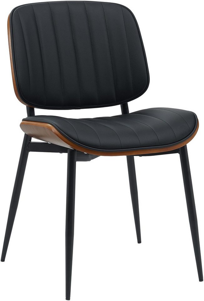 CLP Besucherstuhl Tiffin, Polsterstuhl mit Rückenlehne, Bugholz von CLP