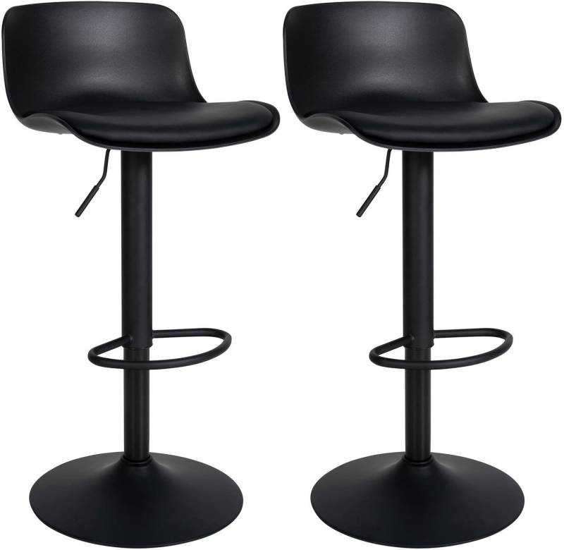 CLP Bistrostuhl 2er Set Barhocker Almada Kunstleder von CLP
