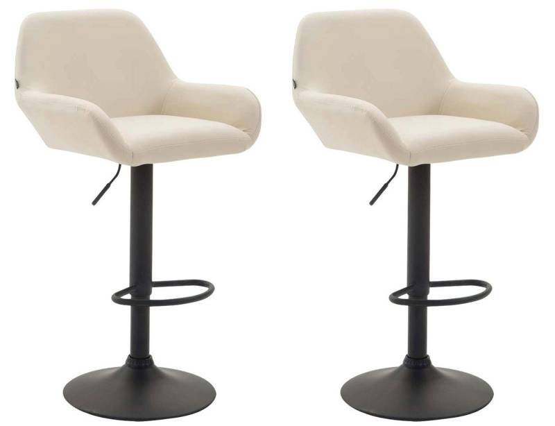 CLP Bistrostuhl 2er Set Barhocker Braga Kunstleder von CLP