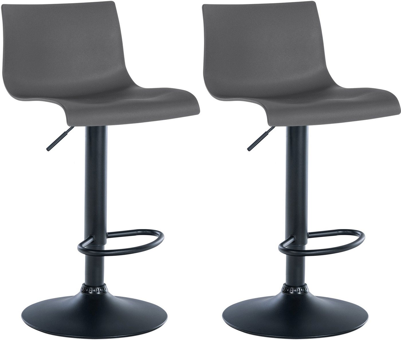 CLP Bistrostuhl 2er Set Barhocker Branford von CLP