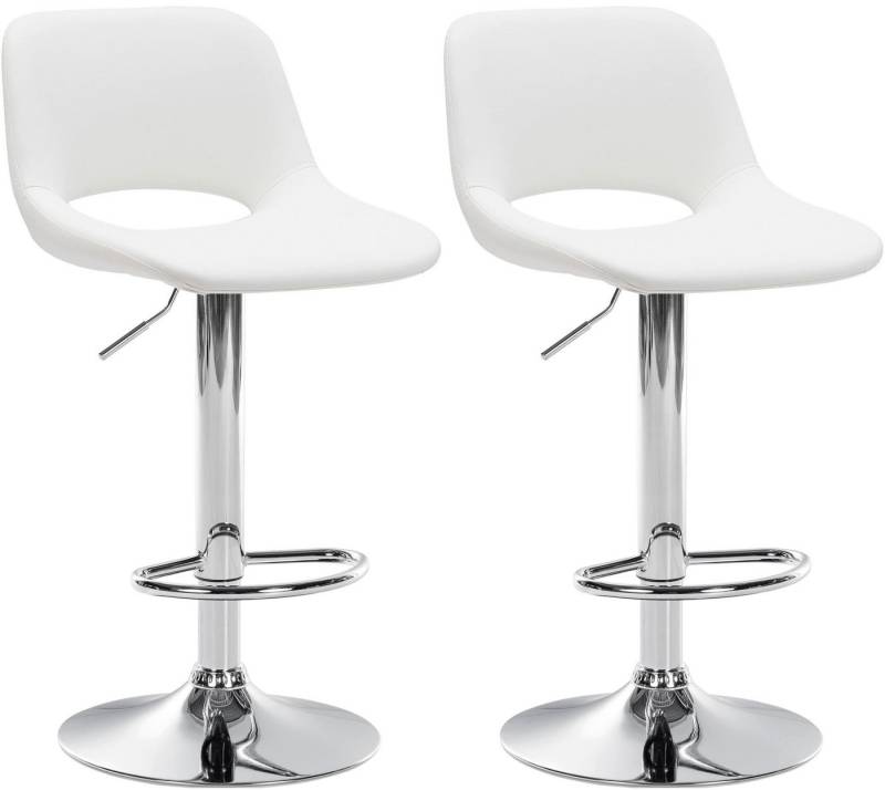 CLP Bistrostuhl 2er Set Barhocker Camden Kunstleder von CLP