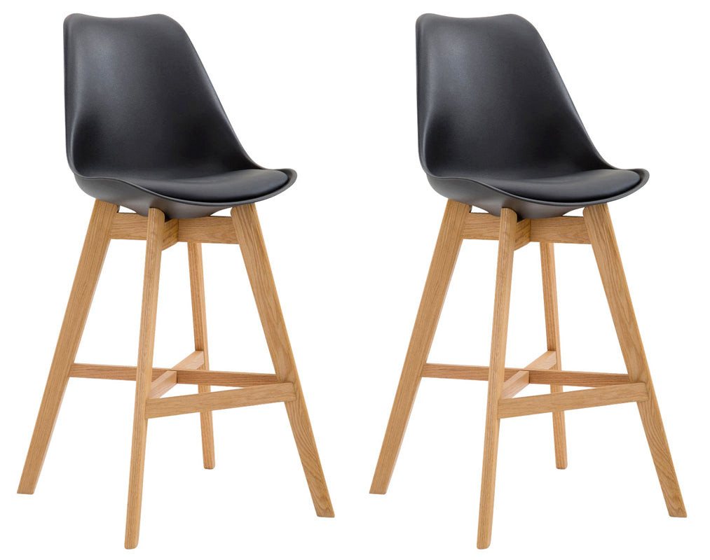 CLP Bistrostuhl 2er Set Barhocker Cannes Kunststoff CLP Bistrostuhl 2er Set Barhocker Cannes Kunststoff von CLP