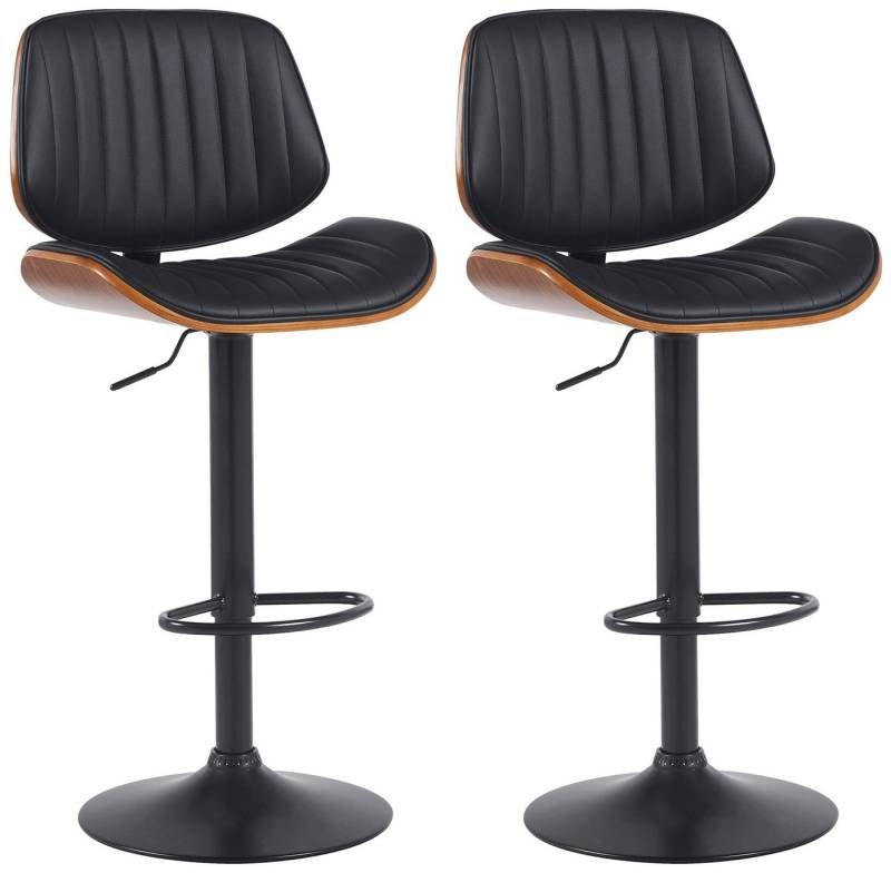CLP Bistrostuhl 2er Set Barhocker Clawson Kunstleder von CLP