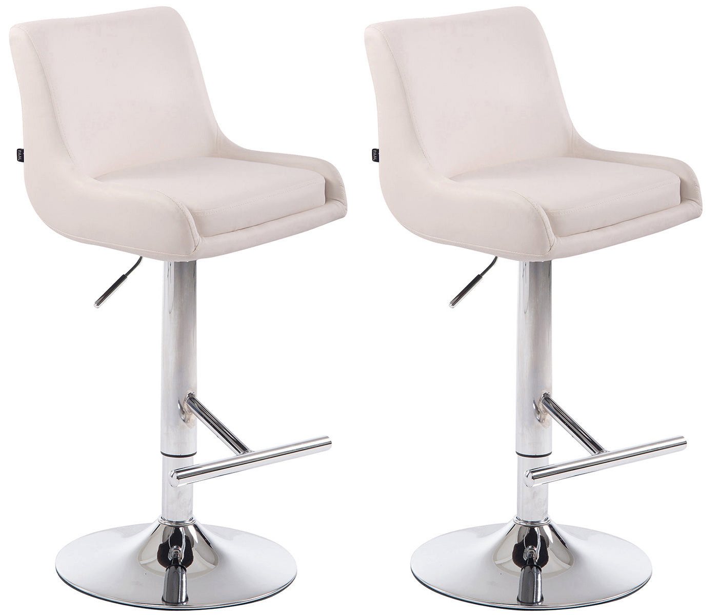 CLP Bistrostuhl 2er Set Barhocker Club Kunstleder von CLP