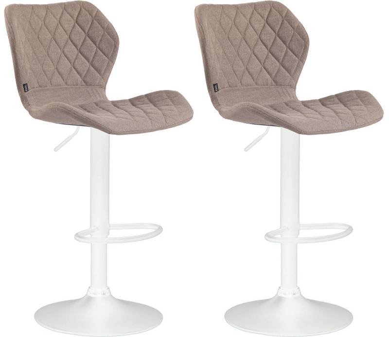 CLP Bistrostuhl 2er Set Barhocker Cork Stoff von CLP