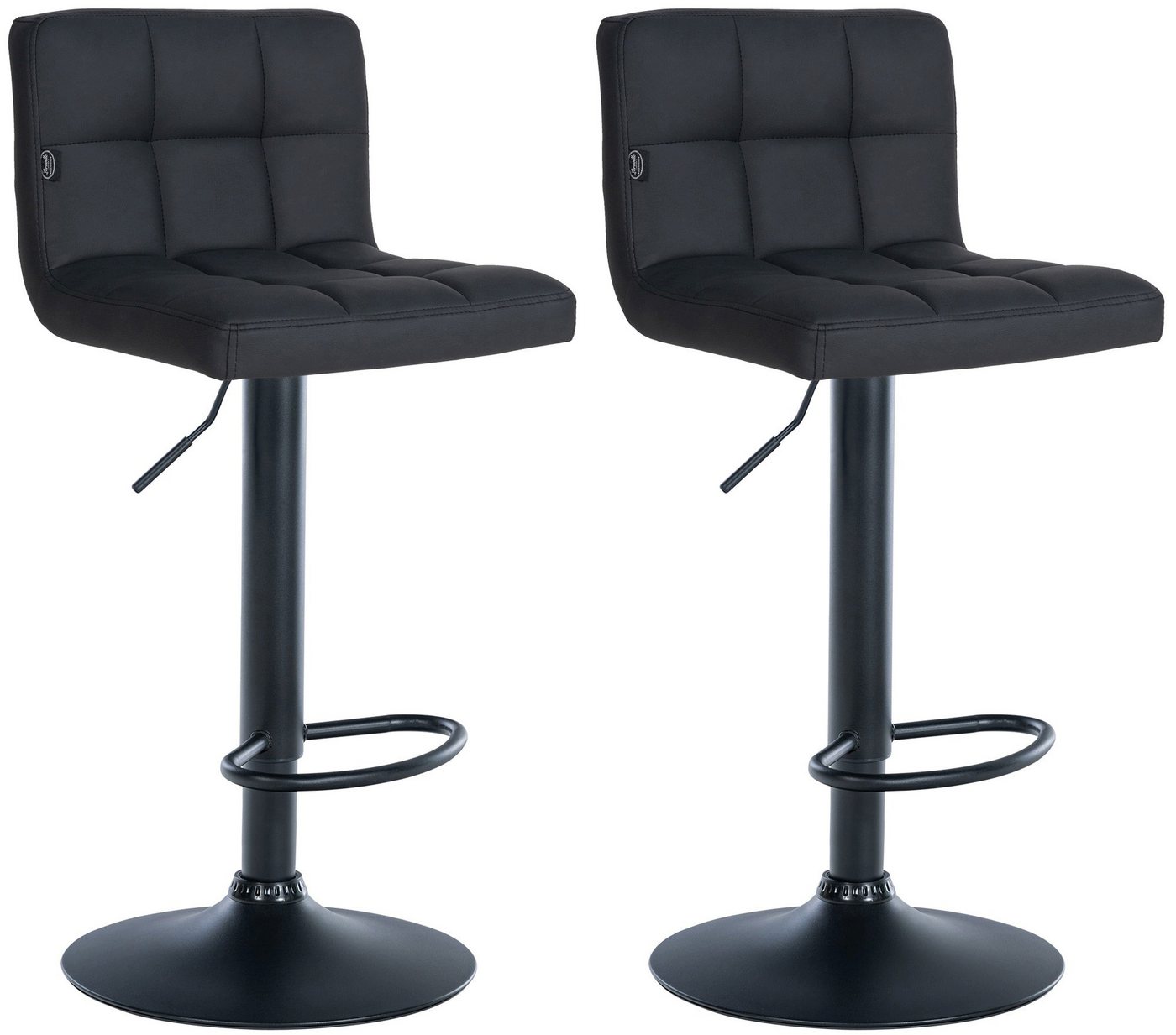 CLP Bistrostuhl 2er Set Barhocker Feni Kunstleder von CLP