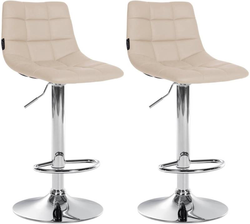 CLP Bistrostuhl 2er Set Barhocker Jerry Kunstleder von CLP