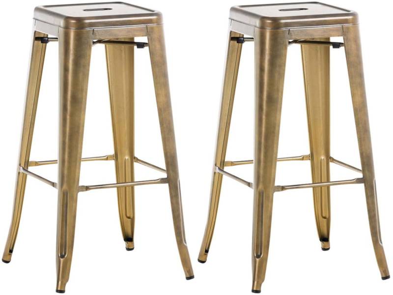 CLP Bistrostuhl 2er Set Barhocker Joshua V2 von CLP