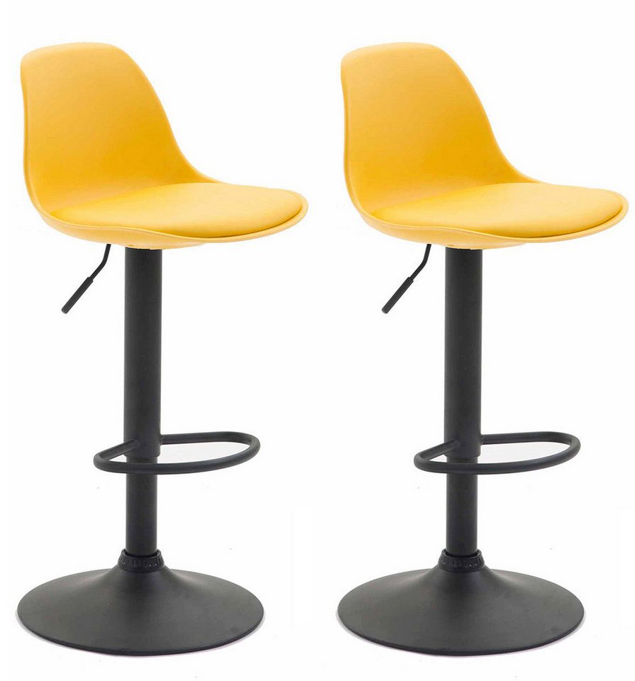 CLP Bistrostuhl 2er Set Barhocker Kiel Kunststoff von CLP