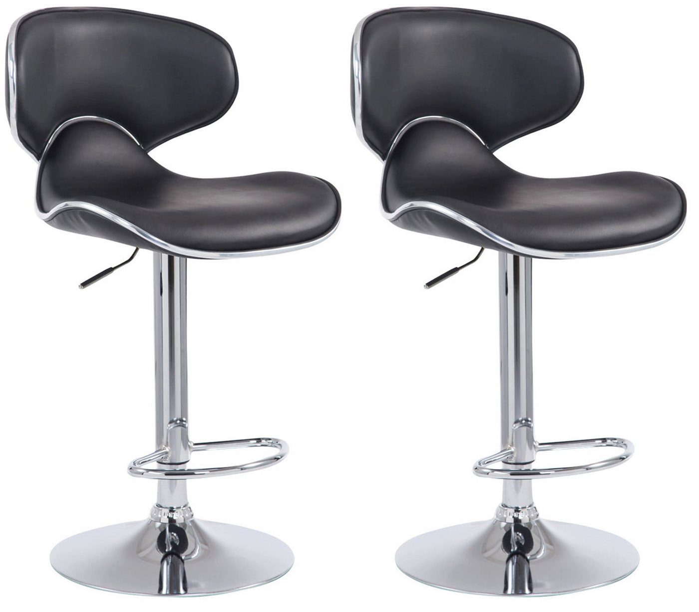 CLP Bistrostuhl 2er Set Barhocker Las Vegas Kunstleder CLP Bistrostuhl 2er Set Barhocker Las Vegas Kunstleder von CLP