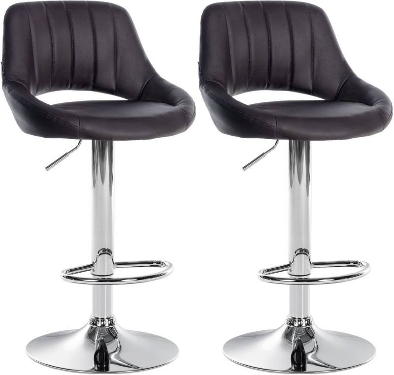 CLP Bistrostuhl 2er Set Barhocker Milet Kunstleder von CLP
