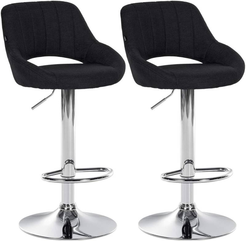 CLP Bistrostuhl 2er Set Barhocker Milet Stoff von CLP