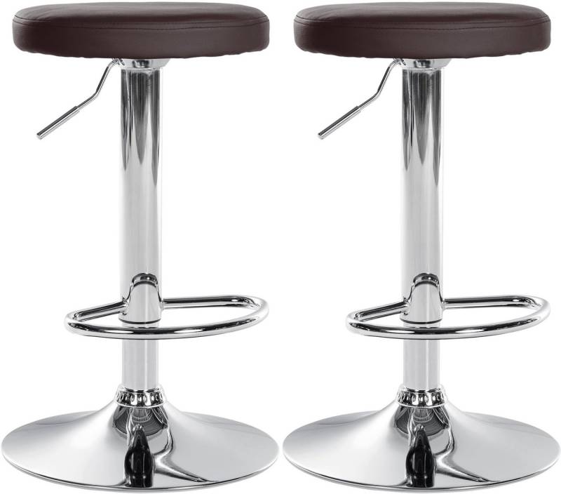CLP Bistrostuhl 2er Set Barhocker Ponte Kunstleder von CLP
