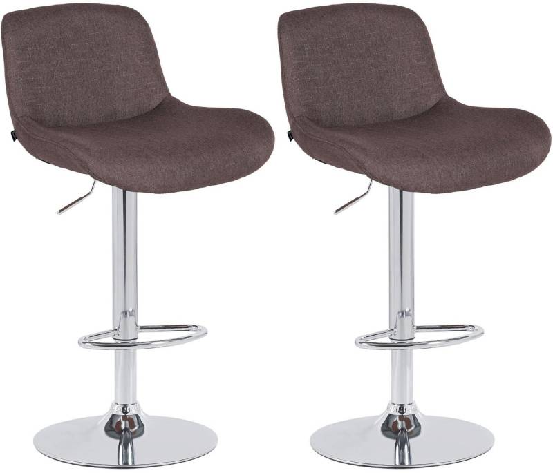 CLP Bistrostuhl 2er Set Barhocker Solon Chrom von CLP