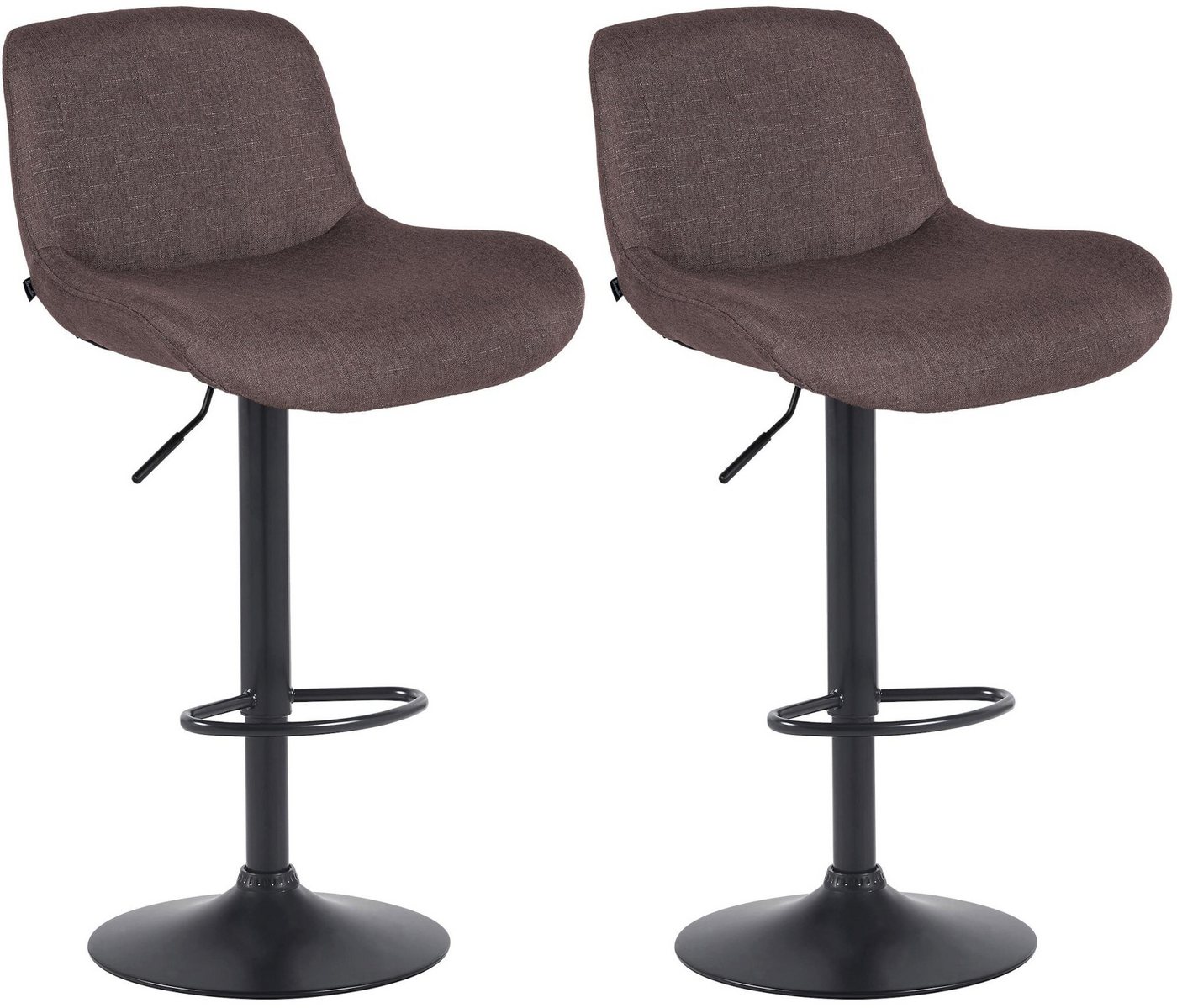 CLP Bistrostuhl 2er Set Barhocker Solon Schwarz CLP Bistrostuhl 2er Set Barhocker Solon Schwarz von CLP