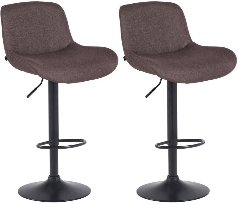 CLP Bistrostuhl 2er Set Barhocker Solon Schwarz von CLP