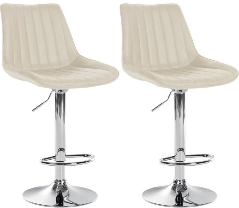 CLP Bistrostuhl 2er Set Barhocker Toni Kunstleder von CLP