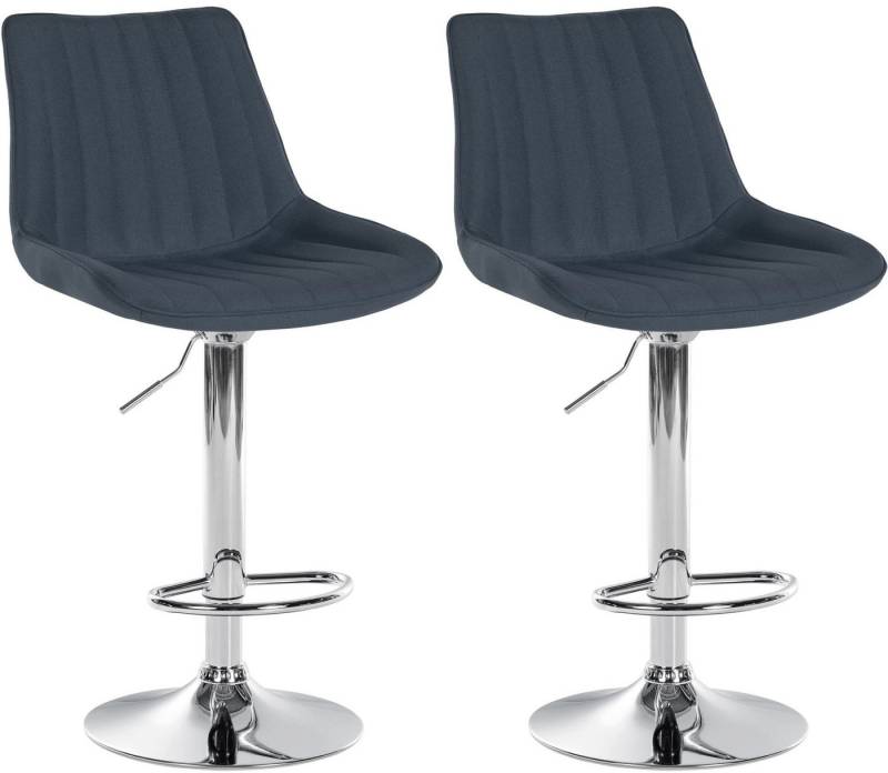 CLP Bistrostuhl 2er Set Barhocker Toni Stoff von CLP