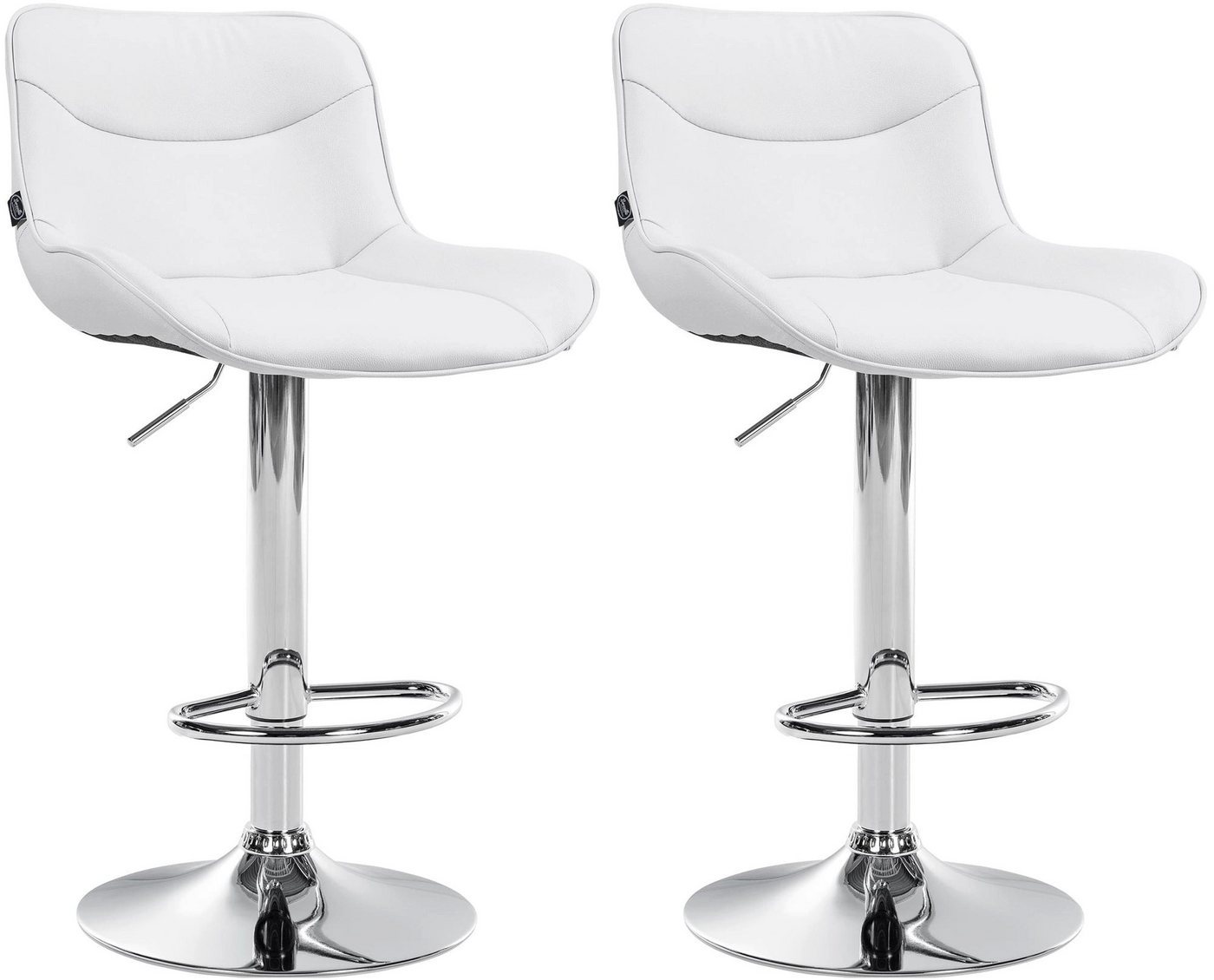 CLP Bistrostuhl 2er Set Barhocker Vonore Kunstleder CLP Bistrostuhl 2er Set Barhocker Vonore Kunstleder von CLP