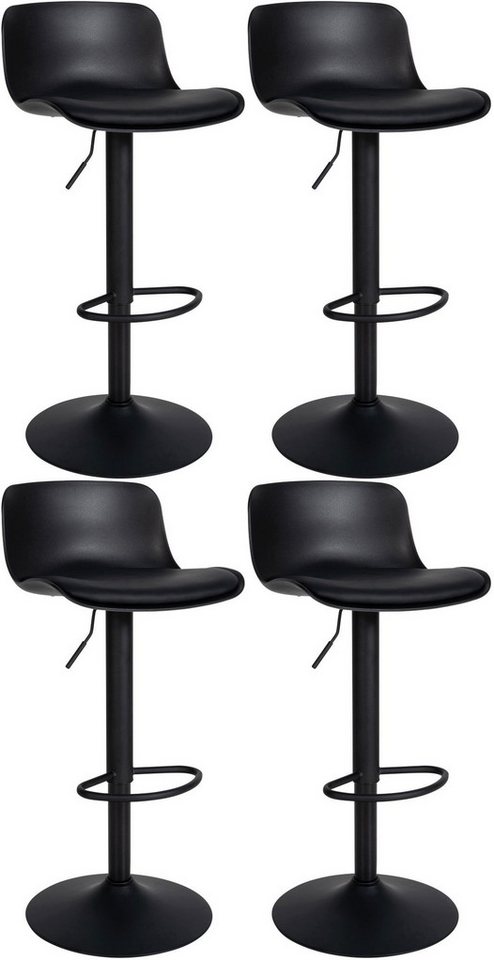 CLP Bistrostuhl 4er Set Barhocker Almada Kunstleder von CLP