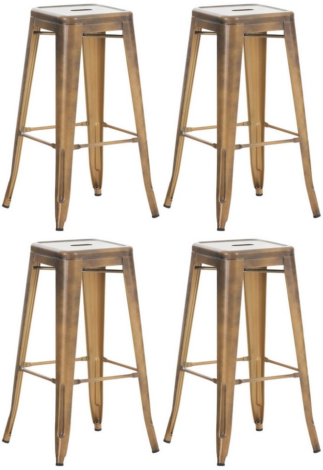 CLP Bistrostuhl 4er Set Barhocker Joshua von CLP