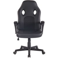 Bürostuhl Elbing, schwarz/schwarz von CLP