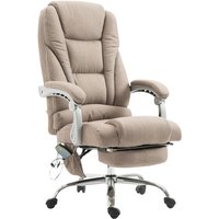 Bürostuhl Pacific Stoff mit Massagefunktion taupe Bürostuhl Pacific Stoff mit Massagefunktion taupe von CLP