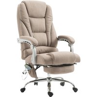 CLP - Bürostuhl Pacific Stoff mit Massagefunktion taupe von CLP