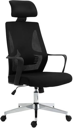 CLP Bürostuhl ergonomisch, Schreibtischstuhl Fredonia atmungsaktiv mit Lordosenstütze und Kopfstütze, Gamingstuhl bis 135 kg, Farbe:schwarz CLP Bürostuhl ergonomisch, Schreibtischstuhl Fredonia atmungsaktiv mit Lordosenstütze und Kopfstütze, Gamingstuhl bis 135 kg, Farbe:schwarz von CLP