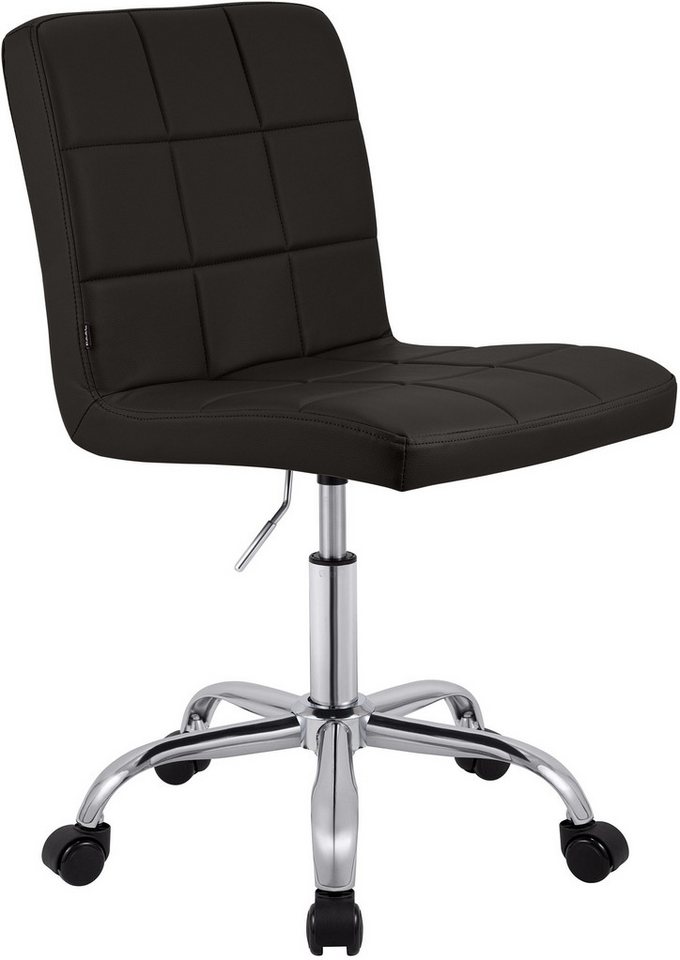 CLP Drehhocker Arbeitshocker ergonomisch Darfield, höhenverstellbar, drehbar, mit Rückenlehne, Kunstleder oder Stoff CLP Drehhocker Arbeitshocker ergonomisch Darfield, höhenverstellbar, drehbar, mit Rückenlehne, Kunstleder oder Stoff von CLP