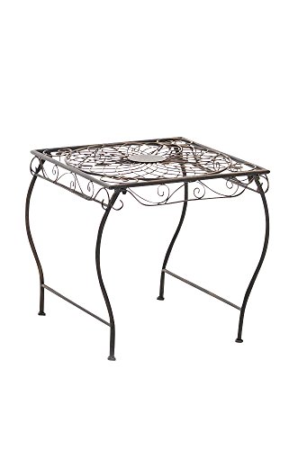CLP Eisentisch Zarina in nostalgischem Design I Robuster Gartentisch mit kunstvollen Verzierungen, Farbe:Bronze CLP Eisentisch Zarina in nostalgischem Design I Robuster Gartentisch mit kunstvollen Verzierungen, Farbe:Bronze von CLP